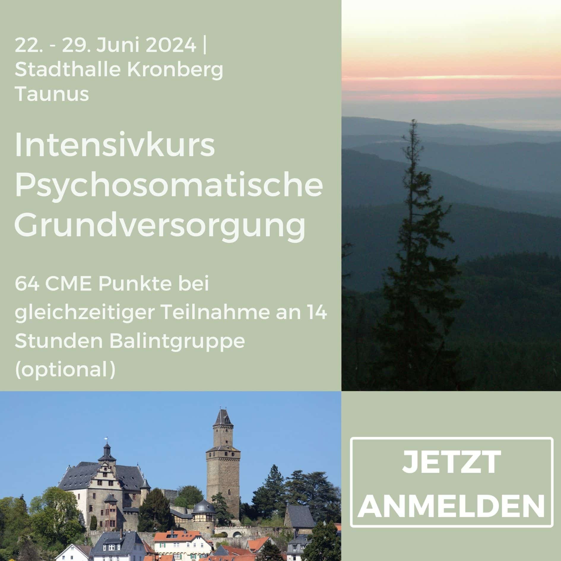 Kurs psychosomatische Grundversorgung in Kronberg/Frankfurt